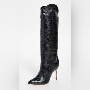 Schutz Croc Tall Boots